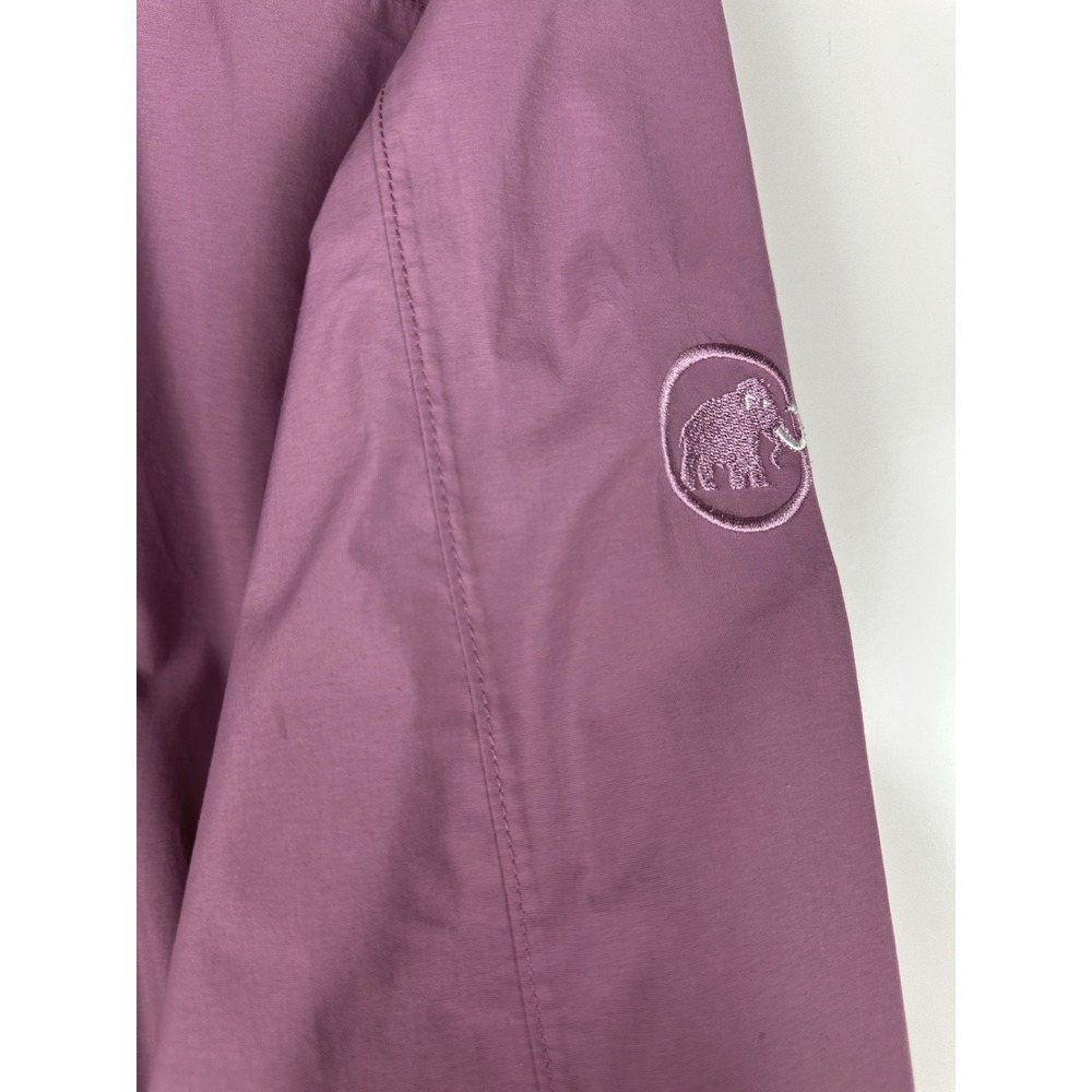 Mammut Outdoor Women's Jacket Medium Dusty Pink Hooded Lightweight Coat Shell - Picture 10 of 14